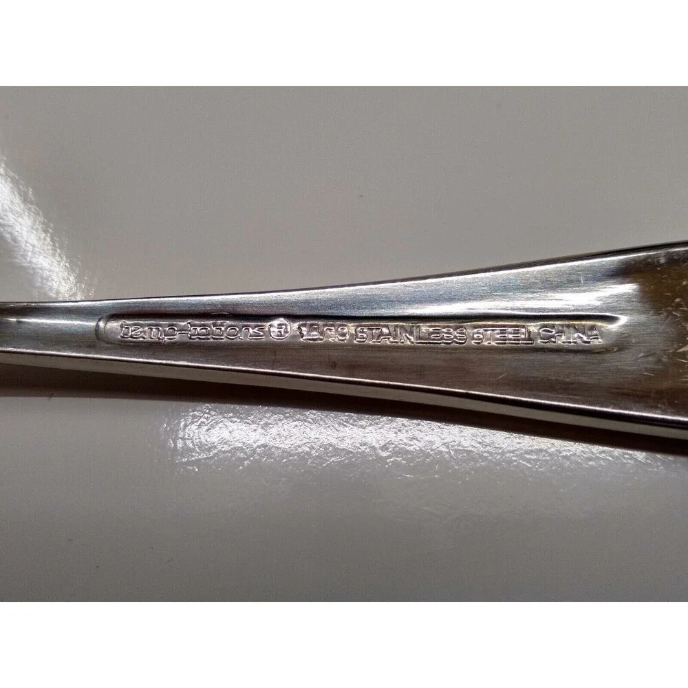 2 Temp-Tations Stainless Steel Old World Floral 7 1/4